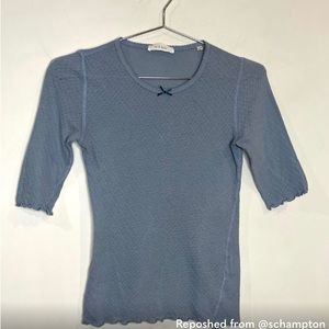 Dôen blue t shirt size small